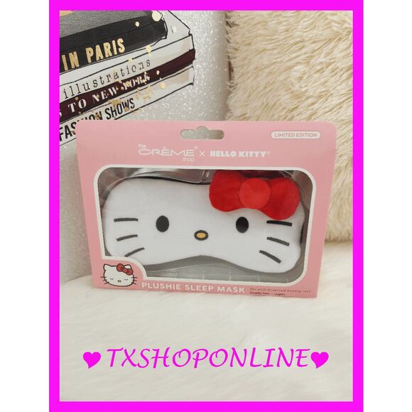 💗💤{The Crème Shop} 3D Hello Kitty plushie sleep mask 💤💗NEW - Picture 3 of 4